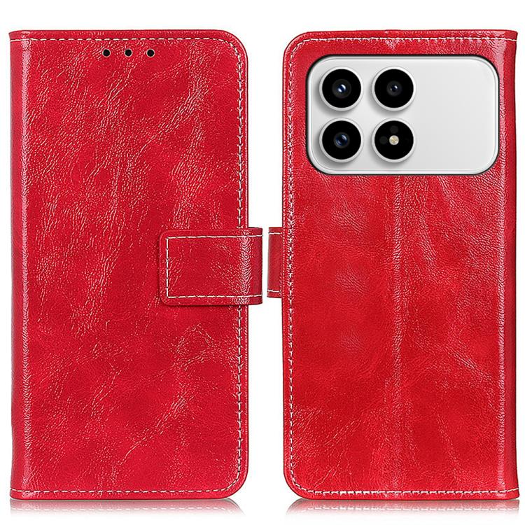 Retro Crazy Horse Texture Leather Phone Case, For Redmi Note 17 5G/4G Global 169.7mm, For Redmi Note 17 Pro+ 5G Global 163.4mm, For Redmi Note 17 Pro 5G Global 163.5mm, For Redmi K100 Pro Max/Poco F9 Ultra 5G, For Redmi K100 Pro 5G/Poco F9 Pro 5G      ...