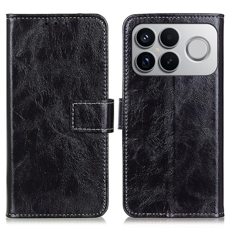 Retro Crazy Horse Texture Leather Phone Case, For Redmi Note 17 5G/4G Global 169.7mm, For Redmi Note 17 Pro+ 5G Global 163.4mm, For Redmi Note 17 Pro 5G Global 163.5mm, For Redmi K100 Pro Max/Poco F9 Ultra 5G, For Redmi K100 Pro 5G/Poco F9 Pro 5G      ...