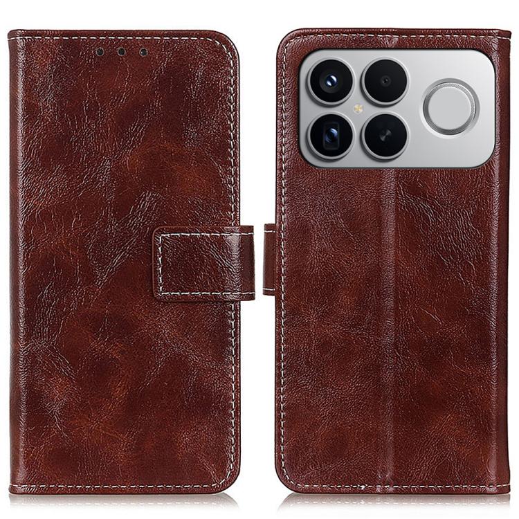 Retro Crazy Horse Texture Leather Phone Case, For Redmi Note 17 5G/4G Global 169.7mm, For Redmi Note 17 Pro+ 5G Global 163.4mm, For Redmi Note 17 Pro 5G Global 163.5mm, For Redmi K100 Pro Max/Poco F9 Ultra 5G, For Redmi K100 Pro 5G/Poco F9 Pro 5G      ...