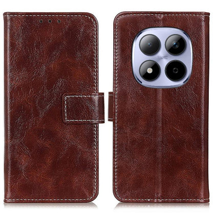 Retro Crazy Horse Texture Leather Phone Case, For Redmi Note 17 5G/4G Global 169.7mm, For Redmi Note 17 Pro+ 5G Global 163.4mm, For Redmi Note 17 Pro 5G Global 163.5mm, For Redmi K100 Pro Max/Poco F9 Ultra 5G, For Redmi K100 Pro 5G/Poco F9 Pro 5G      ...
