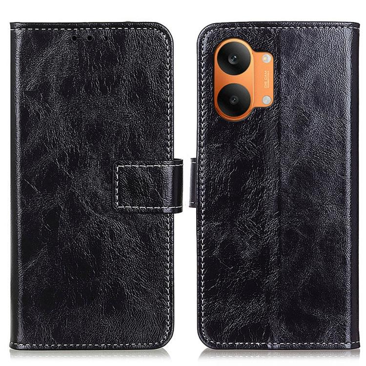 Retro Crazy Horse Texture Leather Phone Case, For Redmi Note 17 5G/4G Global 169.7mm, For Redmi Note 17 Pro+ 5G Global 163.4mm, For Redmi Note 17 Pro 5G Global 163.5mm, For Redmi K100 Pro Max/Poco F9 Ultra 5G, For Redmi K100 Pro 5G/Poco F9 Pro 5G      ...