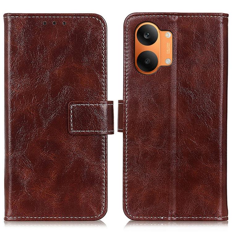 Retro Crazy Horse Texture Leather Phone Case, For Redmi Note 17 5G/4G Global 169.7mm, For Redmi Note 17 Pro+ 5G Global 163.4mm, For Redmi Note 17 Pro 5G Global 163.5mm, For Redmi K100 Pro Max/Poco F9 Ultra 5G, For Redmi K100 Pro 5G/Poco F9 Pro 5G      ...