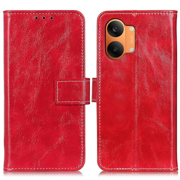 Retro Crazy Horse Texture Leather Phone Case, For Redmi Note 17 5G/4G Global 169.7mm, For Redmi Note 17 Pro+ 5G Global 163.4mm, For Redmi Note 17 Pro 5G Global 163.5mm, For Redmi K100 Pro Max/Poco F9 Ultra 5G, For Redmi K100 Pro 5G/Poco F9 Pro 5G      ...