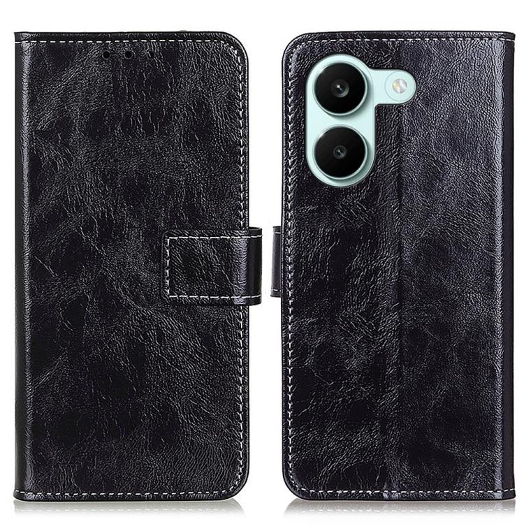 Retro Crazy Horse Texture Leather Phone Case, For Redmi Note 17 5G/4G Global 169.7mm, For Redmi Note 17 Pro+ 5G Global 163.4mm, For Redmi Note 17 Pro 5G Global 163.5mm, For Redmi K100 Pro Max/Poco F9 Ultra 5G, For Redmi K100 Pro 5G/Poco F9 Pro 5G      ...