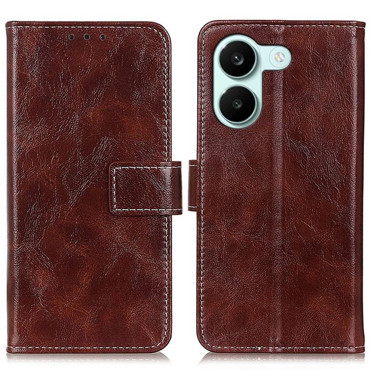Retro Crazy Horse Texture Leather Phone Case, For Redmi Note 17 5G/4G Global 169.7mm, For Redmi Note 17 Pro+ 5G Global 163.4mm, For Redmi Note 17 Pro 5G Global 163.5mm, For Redmi K100 Pro Max/Poco F9 Ultra 5G, For Redmi K100 Pro 5G/Poco F9 Pro 5G      ...