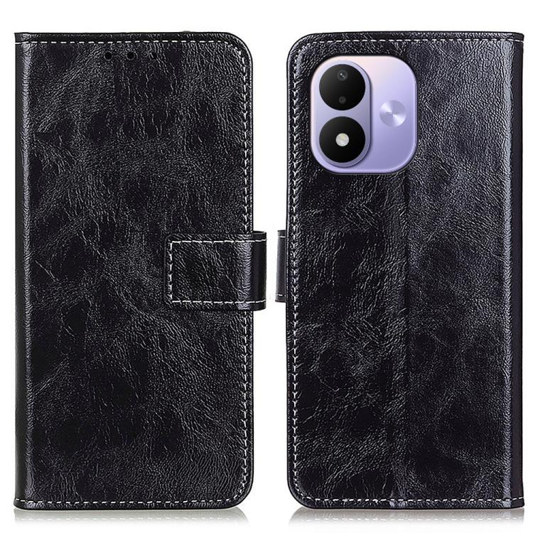 Retro Crazy Horse Texture Leather Phone Case, For Redmi Note 17 5G/4G Global 169.7mm, For Redmi Note 17 Pro+ 5G Global 163.4mm, For Redmi Note 17 Pro 5G Global 163.5mm, For Redmi K100 Pro Max/Poco F9 Ultra 5G, For Redmi K100 Pro 5G/Poco F9 Pro 5G      ...