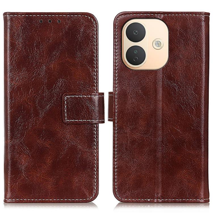 Retro Crazy Horse Texture Leather Phone Case, For Redmi Note 17 5G/4G Global 169.7mm, For Redmi Note 17 Pro+ 5G Global 163.4mm, For Redmi Note 17 Pro 5G Global 163.5mm, For Redmi K100 Pro Max/Poco F9 Ultra 5G, For Redmi K100 Pro 5G/Poco F9 Pro 5G      ...
