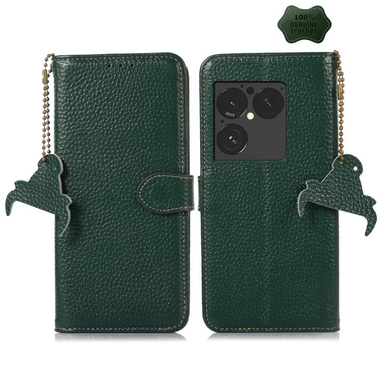 Genuine Leather Litchi Texture RFID Leather Phone Case, For Sony Xperia 1 VIII, For Sony Xperia 1 VII, For Sony Xperia 5 IV, For Sony Xperia 10 IV