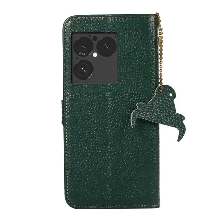 Genuine Leather Litchi Texture RFID Leather Phone Case, For Sony Xperia 1 VIII, For Sony Xperia 1 VII, For Sony Xperia 5 IV, For Sony Xperia 10 IV