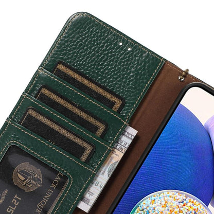 Genuine Leather Litchi Texture RFID Leather Phone Case, For Sony Xperia 1 VIII, For Sony Xperia 1 VII, For Sony Xperia 5 IV, For Sony Xperia 10 IV