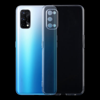 Ultra-thin transparent TPU case with raised camera area and side button cutouts, clear coverage