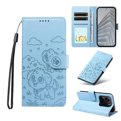 Embossed Heart Dog RFID Blocking Wallet Leather Phone Case, For Redmi A5 4G 171.7mm / Poco C71, For Redmi Note 14S / 13 Pro 4G Global, For Redmi K80 Pro / Poco F7 Ultra, For Redmi K80 / Poco F7 Pro, For Redmi 14C 4G / 5G / 14R / A4                     ...