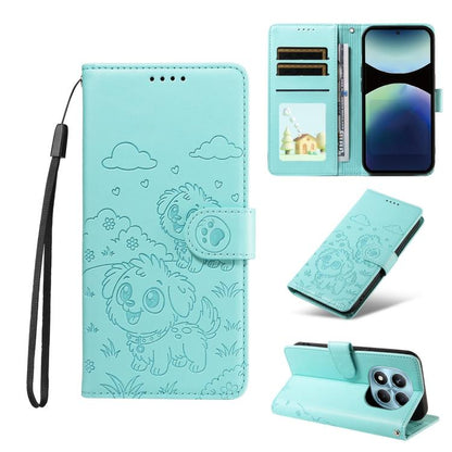 Embossed Heart Dog RFID Blocking Wallet Leather Phone Case, For Redmi A5 4G 171.7mm / Poco C71, For Redmi Note 14S / 13 Pro 4G Global, For Redmi K80 Pro / Poco F7 Ultra, For Redmi K80 / Poco F7 Pro, For Redmi 14C 4G / 5G / 14R / A4                     ...