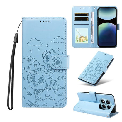 Embossed Heart Dog RFID Blocking Wallet Leather Phone Case, For Redmi A5 4G 171.7mm / Poco C71, For Redmi Note 14S / 13 Pro 4G Global, For Redmi K80 Pro / Poco F7 Ultra, For Redmi K80 / Poco F7 Pro, For Redmi 14C 4G / 5G / 14R / A4                     ...