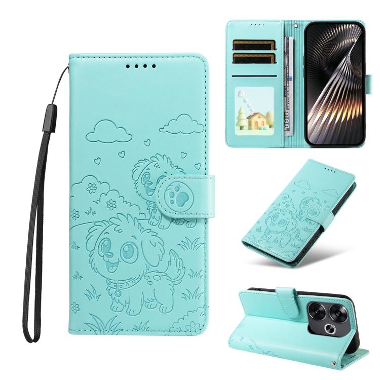 Embossed Heart Dog RFID Blocking Wallet Leather Phone Case, For Redmi A5 4G 171.7mm / Poco C71, For Redmi Note 14S / 13 Pro 4G Global, For Redmi K80 Pro / Poco F7 Ultra, For Redmi K80 / Poco F7 Pro, For Redmi 14C 4G / 5G / 14R / A4                     ...