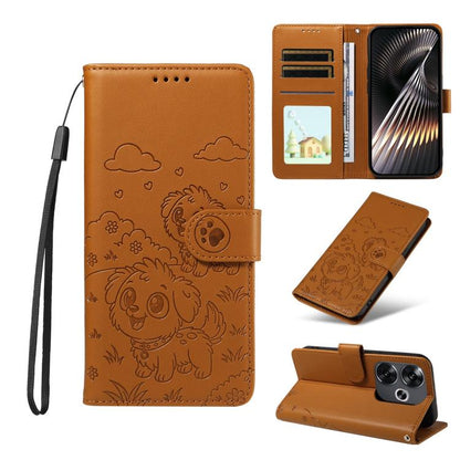 Embossed Heart Dog RFID Blocking Wallet Leather Phone Case, For Redmi A5 4G 171.7mm / Poco C71, For Redmi Note 14S / 13 Pro 4G Global, For Redmi K80 Pro / Poco F7 Ultra, For Redmi K80 / Poco F7 Pro, For Redmi 14C 4G / 5G / 14R / A4                     ...