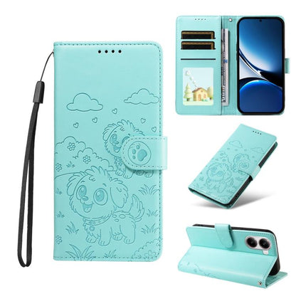 Embossed Heart Dog RFID Blocking Wallet Leather Phone Case, For Redmi A5 4G 171.7mm / Poco C71, For Redmi Note 14S / 13 Pro 4G Global, For Redmi K80 Pro / Poco F7 Ultra, For Redmi K80 / Poco F7 Pro, For Redmi 14C 4G / 5G / 14R / A4                     ...