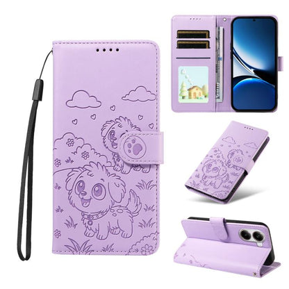 Embossed Heart Dog RFID Blocking Wallet Leather Phone Case, For Redmi A5 4G 171.7mm / Poco C71, For Redmi Note 14S / 13 Pro 4G Global, For Redmi K80 Pro / Poco F7 Ultra, For Redmi K80 / Poco F7 Pro, For Redmi 14C 4G / 5G / 14R / A4                     ...