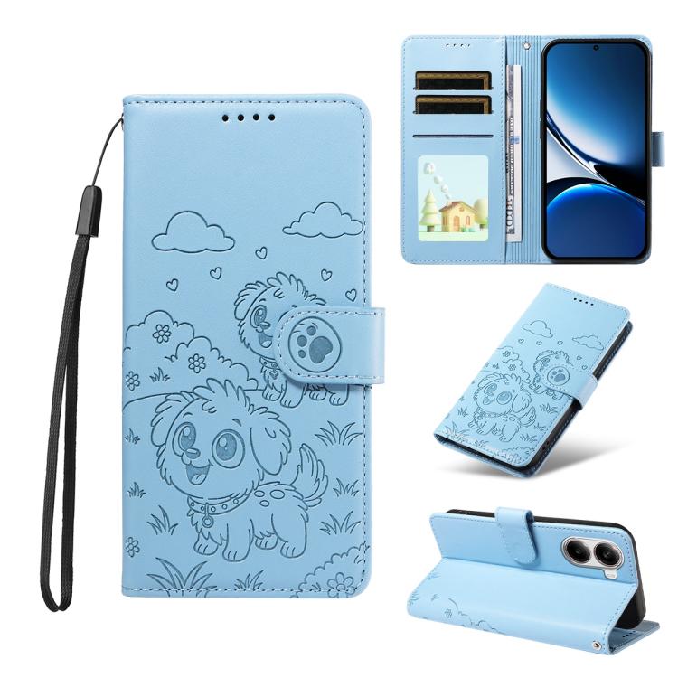 Embossed Heart Dog RFID Blocking Wallet Leather Phone Case, For Redmi A5 4G 171.7mm / Poco C71, For Redmi Note 14S / 13 Pro 4G Global, For Redmi K80 Pro / Poco F7 Ultra, For Redmi K80 / Poco F7 Pro, For Redmi 14C 4G / 5G / 14R / A4                     ...