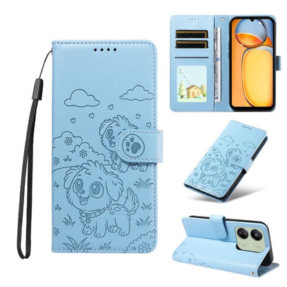 Embossed Heart Dog RFID Blocking Wallet Leather Phone Case, For Redmi A5 4G 171.7mm / Poco C71, For Redmi Note 14S / 13 Pro 4G Global, For Redmi K80 Pro / Poco F7 Ultra, For Redmi K80 / Poco F7 Pro, For Redmi 14C 4G / 5G / 14R / A4                     ...
