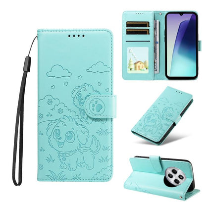Embossed Heart Dog RFID Blocking Wallet Leather Phone Case, For Redmi A5 4G 171.7mm / Poco C71, For Redmi Note 14S / 13 Pro 4G Global, For Redmi K80 Pro / Poco F7 Ultra, For Redmi K80 / Poco F7 Pro, For Redmi 14C 4G / 5G / 14R / A4                     ...