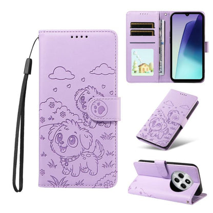 Embossed Heart Dog RFID Blocking Wallet Leather Phone Case, For Redmi A5 4G 171.7mm / Poco C71, For Redmi Note 14S / 13 Pro 4G Global, For Redmi K80 Pro / Poco F7 Ultra, For Redmi K80 / Poco F7 Pro, For Redmi 14C 4G / 5G / 14R / A4                     ...