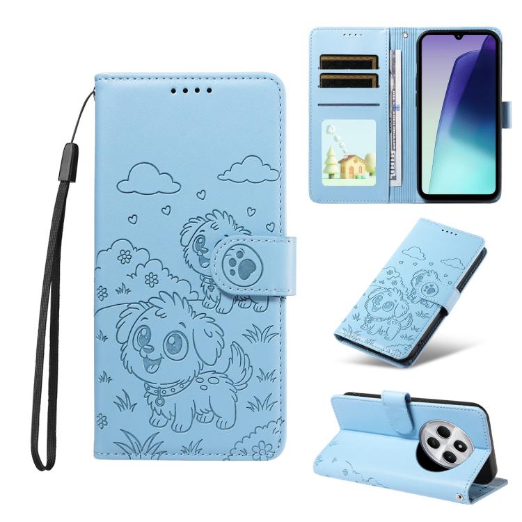 Embossed Heart Dog RFID Blocking Wallet Leather Phone Case, For Redmi A5 4G 171.7mm / Poco C71, For Redmi Note 14S / 13 Pro 4G Global, For Redmi K80 Pro / Poco F7 Ultra, For Redmi K80 / Poco F7 Pro, For Redmi 14C 4G / 5G / 14R / A4                     ...