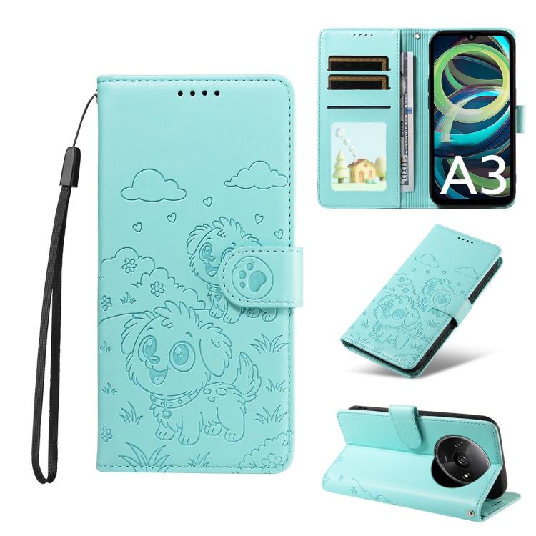 Embossed Heart Dog RFID Blocking Wallet Leather Phone Case, For Redmi A5 4G 171.7mm / Poco C71, For Redmi Note 14S / 13 Pro 4G Global, For Redmi K80 Pro / Poco F7 Ultra, For Redmi K80 / Poco F7 Pro, For Redmi 14C 4G / 5G / 14R / A4                     ...