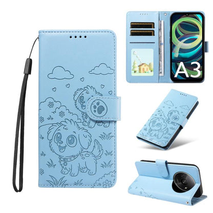 Embossed Heart Dog RFID Blocking Wallet Leather Phone Case, For Redmi A5 4G 171.7mm / Poco C71, For Redmi Note 14S / 13 Pro 4G Global, For Redmi K80 Pro / Poco F7 Ultra, For Redmi K80 / Poco F7 Pro, For Redmi 14C 4G / 5G / 14R / A4                     ...