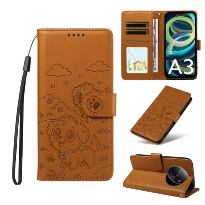 Embossed Heart Dog RFID Blocking Wallet Leather Phone Case, For Redmi A5 4G 171.7mm / Poco C71, For Redmi Note 14S / 13 Pro 4G Global, For Redmi K80 Pro / Poco F7 Ultra, For Redmi K80 / Poco F7 Pro, For Redmi 14C 4G / 5G / 14R / A4                     ...