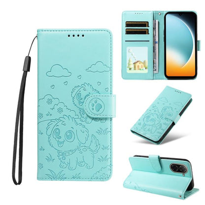 Embossed Heart Dog RFID Blocking Wallet Leather Phone Case, For Redmi A5 4G 171.7mm / Poco C71, For Redmi Note 14S / 13 Pro 4G Global, For Redmi K80 Pro / Poco F7 Ultra, For Redmi K80 / Poco F7 Pro, For Redmi 14C 4G / 5G / 14R / A4                     ...