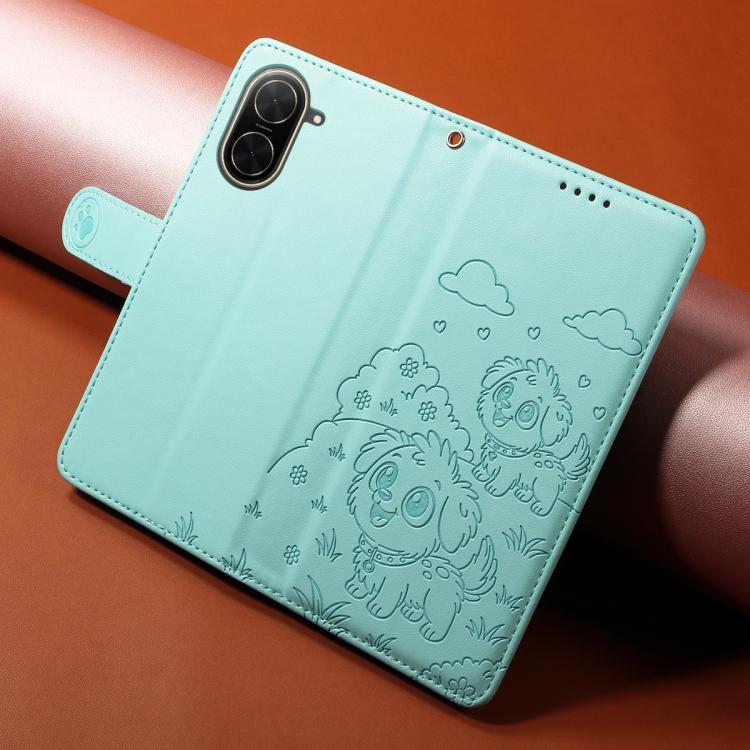 Embossed Heart Dog RFID Blocking Wallet Leather Phone Case, For Redmi A5 4G 171.7mm / Poco C71, For Redmi Note 14S / 13 Pro 4G Global, For Redmi K80 Pro / Poco F7 Ultra, For Redmi K80 / Poco F7 Pro, For Redmi 14C 4G / 5G / 14R / A4                     ...