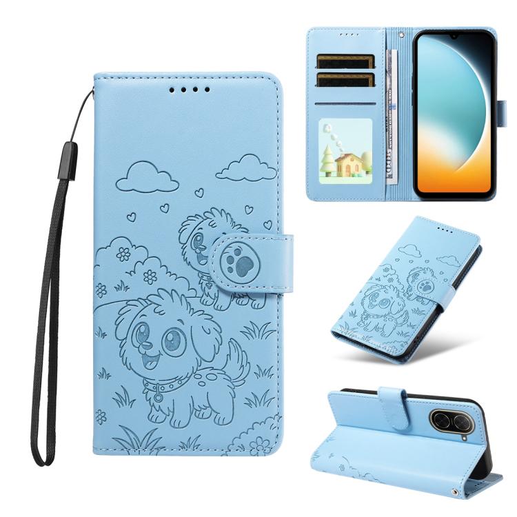 Embossed Heart Dog RFID Blocking Wallet Leather Phone Case, For Redmi A5 4G 171.7mm / Poco C71, For Redmi Note 14S / 13 Pro 4G Global, For Redmi K80 Pro / Poco F7 Ultra, For Redmi K80 / Poco F7 Pro, For Redmi 14C 4G / 5G / 14R / A4                     ...