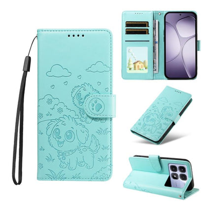 Embossed Heart Dog RFID Blocking Wallet Leather Phone Case, For Redmi A5 4G 171.7mm / Poco C71, For Redmi Note 14S / 13 Pro 4G Global, For Redmi K80 Pro / Poco F7 Ultra, For Redmi K80 / Poco F7 Pro, For Redmi 14C 4G / 5G / 14R / A4                     ...