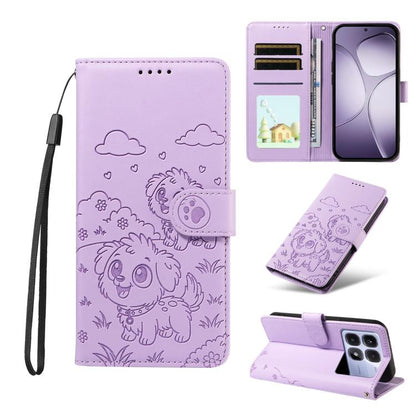 Embossed Heart Dog RFID Blocking Wallet Leather Phone Case, For Redmi A5 4G 171.7mm / Poco C71, For Redmi Note 14S / 13 Pro 4G Global, For Redmi K80 Pro / Poco F7 Ultra, For Redmi K80 / Poco F7 Pro, For Redmi 14C 4G / 5G / 14R / A4                     ...