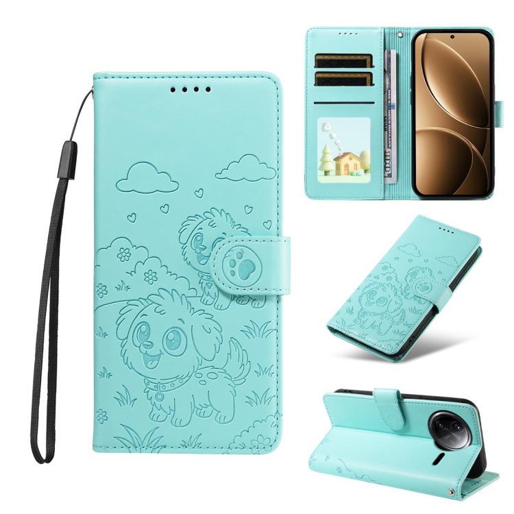 Embossed Heart Dog RFID Blocking Wallet Leather Phone Case, For Redmi A5 4G 171.7mm / Poco C71, For Redmi Note 14S / 13 Pro 4G Global, For Redmi K80 Pro / Poco F7 Ultra, For Redmi K80 / Poco F7 Pro, For Redmi 14C 4G / 5G / 14R / A4                     ...
