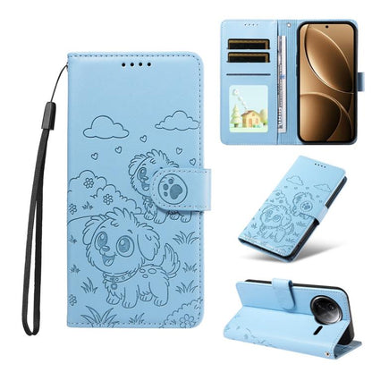 Embossed Heart Dog RFID Blocking Wallet Leather Phone Case, For Redmi A5 4G 171.7mm / Poco C71, For Redmi Note 14S / 13 Pro 4G Global, For Redmi K80 Pro / Poco F7 Ultra, For Redmi K80 / Poco F7 Pro, For Redmi 14C 4G / 5G / 14R / A4                     ...