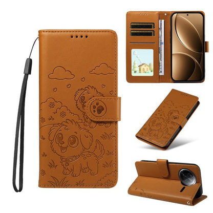 Embossed Heart Dog RFID Blocking Wallet Leather Phone Case, For Redmi A5 4G 171.7mm / Poco C71, For Redmi Note 14S / 13 Pro 4G Global, For Redmi K80 Pro / Poco F7 Ultra, For Redmi K80 / Poco F7 Pro, For Redmi 14C 4G / 5G / 14R / A4                     ...