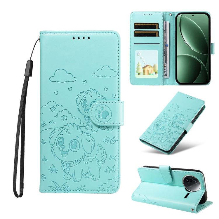 Embossed Heart Dog RFID Blocking Wallet Leather Phone Case, For Redmi A5 4G 171.7mm / Poco C71, For Redmi Note 14S / 13 Pro 4G Global, For Redmi K80 Pro / Poco F7 Ultra, For Redmi K80 / Poco F7 Pro, For Redmi 14C 4G / 5G / 14R / A4                     ...