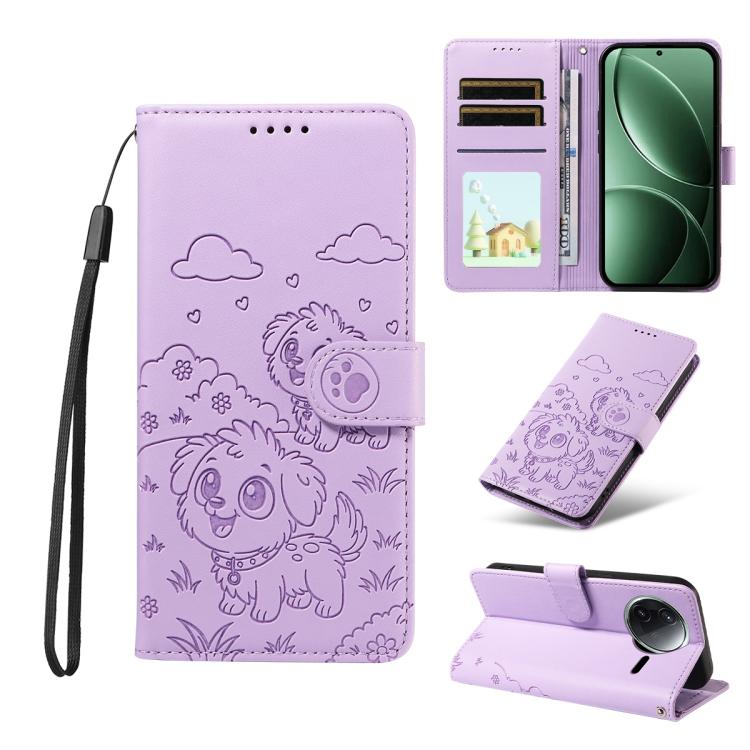 Embossed Heart Dog RFID Blocking Wallet Leather Phone Case, For Redmi A5 4G 171.7mm / Poco C71, For Redmi Note 14S / 13 Pro 4G Global, For Redmi K80 Pro / Poco F7 Ultra, For Redmi K80 / Poco F7 Pro, For Redmi 14C 4G / 5G / 14R / A4                     ...