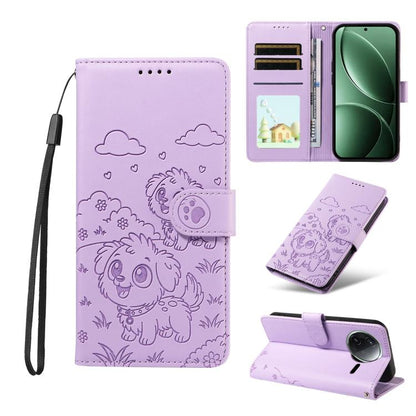 Embossed Heart Dog RFID Blocking Wallet Leather Phone Case, For Redmi A5 4G 171.7mm / Poco C71, For Redmi Note 14S / 13 Pro 4G Global, For Redmi K80 Pro / Poco F7 Ultra, For Redmi K80 / Poco F7 Pro, For Redmi 14C 4G / 5G / 14R / A4                     ...