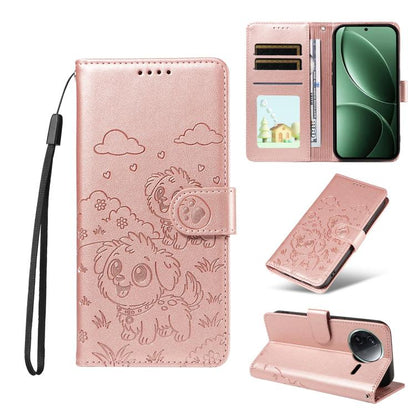 Embossed Heart Dog RFID Blocking Wallet Leather Phone Case, For Redmi A5 4G 171.7mm / Poco C71, For Redmi Note 14S / 13 Pro 4G Global, For Redmi K80 Pro / Poco F7 Ultra, For Redmi K80 / Poco F7 Pro, For Redmi 14C 4G / 5G / 14R / A4                     ...