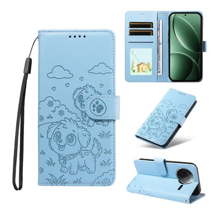 Embossed Heart Dog RFID Blocking Wallet Leather Phone Case, For Redmi A5 4G 171.7mm / Poco C71, For Redmi Note 14S / 13 Pro 4G Global, For Redmi K80 Pro / Poco F7 Ultra, For Redmi K80 / Poco F7 Pro, For Redmi 14C 4G / 5G / 14R / A4                     ...