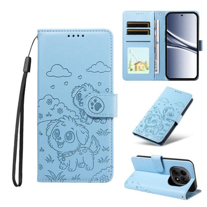 Embossed Heart Dog RFID Blocking Wallet Leather Phone Case, For Redmi Note 17 4G / 5G Global 169.7mm, For Redmi 17C 5G, For Redmi Note 17 Pro+ 5G Global 163.4mm, For Redmi 17 4G / 5G Global 170mm, For Redmi K90 Max 5G / K90 Ultra 5G, For Redmi 15a Glob...