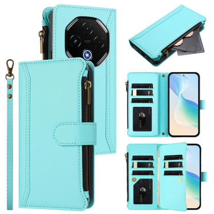 Magnetic Closure 9 Card Slots Zipper Leather Case with Hand Strap, For UMIDIGI G100X 5G / 4G, For UMIDIGI G100 Pro