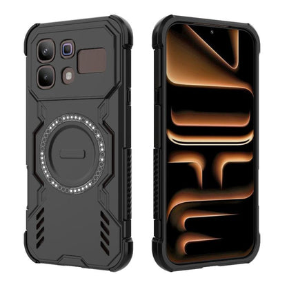 Butterfly Armor MagSafe Magnetic Ring Shockproof Phone Case, For Infinix Note Edge 5G Global, For Infinix Smart 20 4G Global, For Infinix Note 60 Pro 5G Global, For Infinix Hot 60 4G Global, For Infinix GT 30 Pro, For Infinix Hot 50 Pro 4G Global