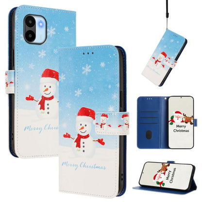 Christmas Series Buckle Leather Phone Case with Hand Strap, For Redmi Note 11 Pro / 11 Pro+ 5G Global, For Redmi Note 12 4G Global, For Redmi A1 4G / A2 4G, For Redmi Note 12 Pro+ 5G Global, For Redmi Note 12 5G Global / Xiaomi Poco X5                 ...