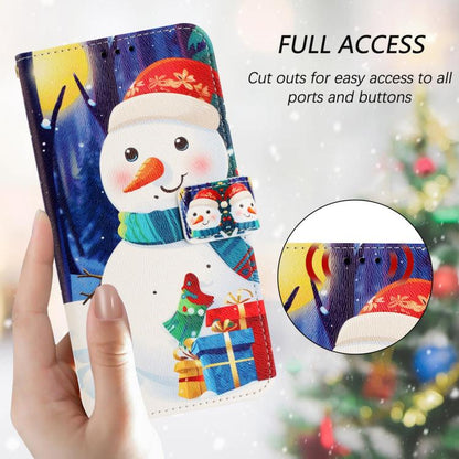 Christmas Series Buckle Leather Phone Case with Hand Strap, For Redmi Note 11 Pro / 11 Pro+ 5G Global, For Redmi Note 12 4G Global, For Redmi A1 4G / A2 4G, For Redmi Note 12 Pro+ 5G Global, For Redmi Note 12 5G Global / Xiaomi Poco X5                 ...
