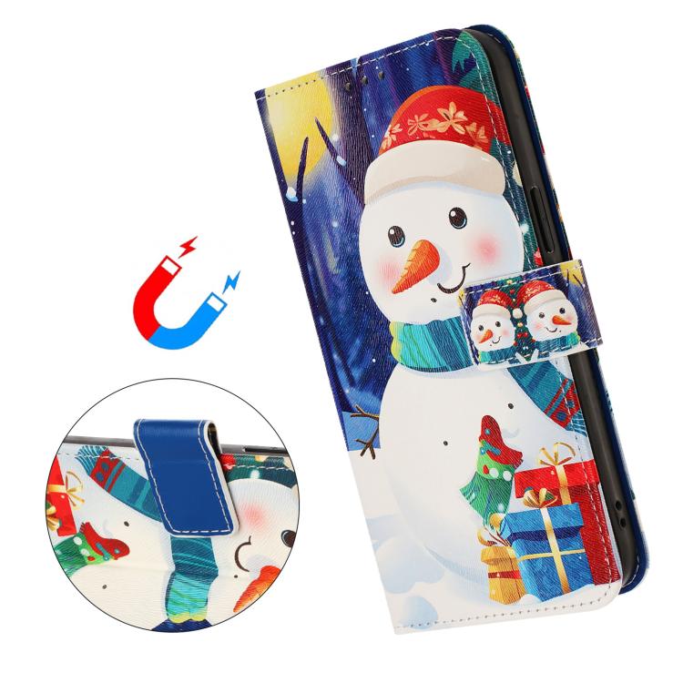 Christmas Series Buckle Leather Phone Case with Hand Strap, For Redmi Note 14 4G 163.25mm, For Redmi 14C 4G / A4 5G / 14R 5G / A3 Pro, For Redmi K70 Ultra 5G, For Redmi A3 4G / A3x 4G, For Redmi 13C 4G / 5G / Xiaomi Poco C65 / M6                       ...