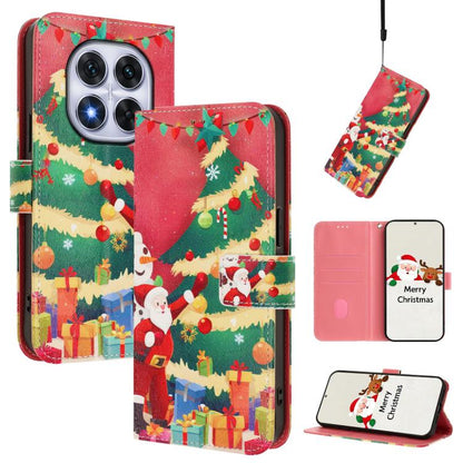 Christmas Series Buckle Leather Phone Case with Hand Strap, For Redmi Note 15 Pro+ 5G 163.3mm/Poco M8 Pro 5G, For Redmi Note 15 5G / 4G 164mm / Poco M8 5G, For Redmi 15C 5G / 4G EU 173mm / Poco C85 5G, For Xiaomi Poco M7 4G 169mm                       ...